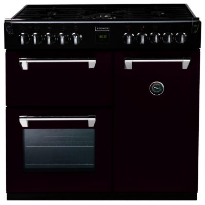 Stoves Richmond 900DFT 90cm Dual Fuel Range Cooker in Wild Berry Stoves Richmond 900DFT 90cm Dual Fuel Range Cooker in Wild Berry
